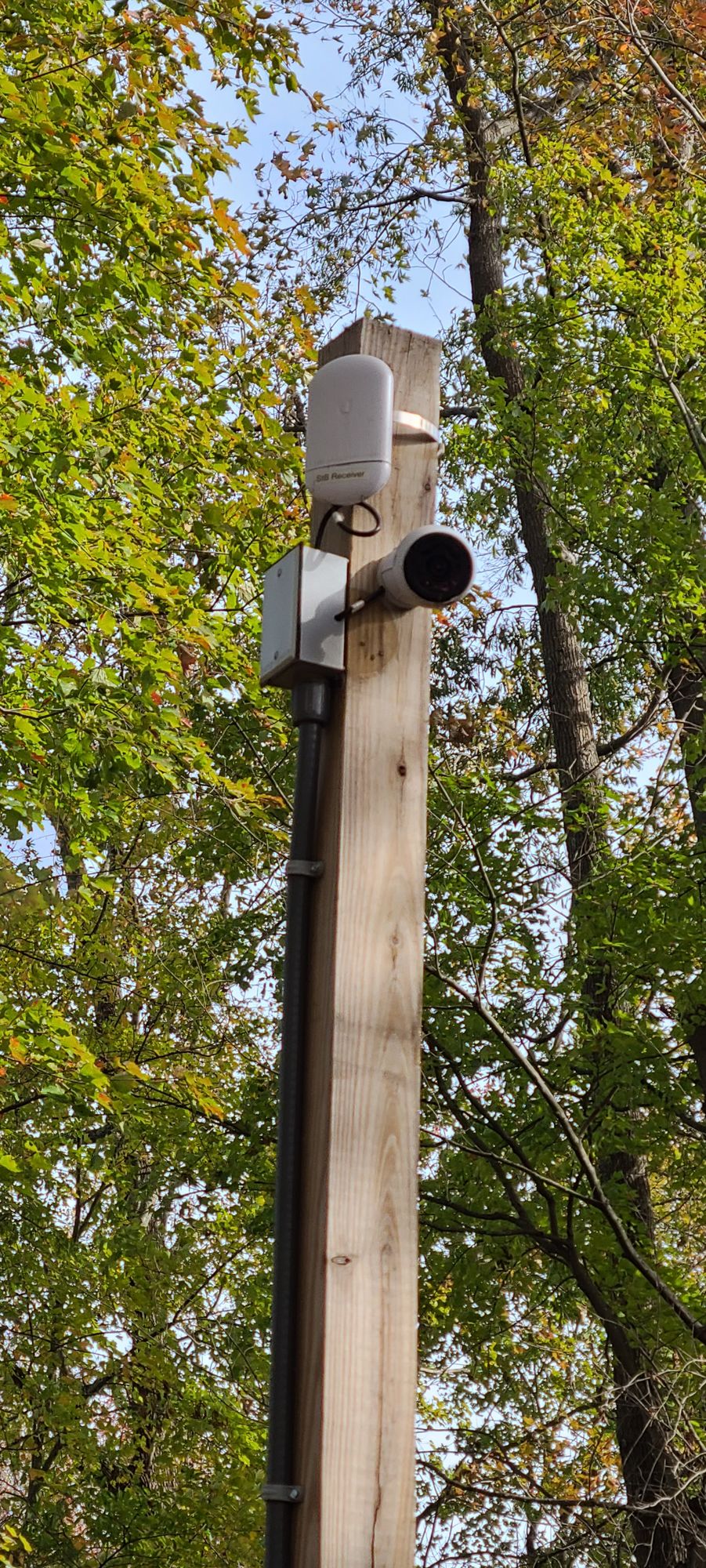 UniFi camera at test site